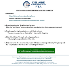 Yearbook Photos Upload Instructions